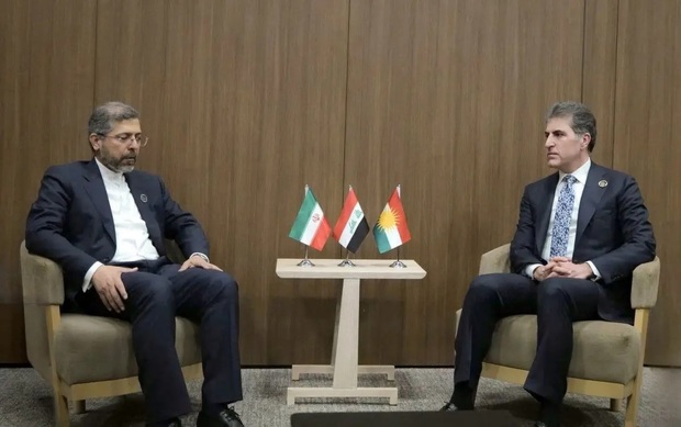 دیدار نیچیروان بارزانی با معاون وزیر خارجه ایران در یک اجلاس آنتالیا