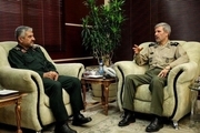 در دیدار فرمانده سپاه با وزیر دفاع چه گذشت؟ +عکس
