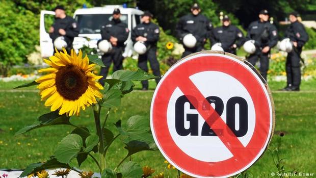 اعتراض های گسترده در انتظار نشست گروه 20 در آلمان

