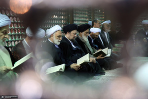 مراسم تجدید میثاق رئیس و کارکنان قوه قضاییه با آرمان های امام؛