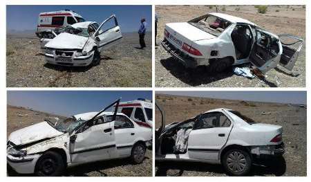 حادثه رانندگی در محور سبزوار-شاهرود یک کشته برجای گذاشت