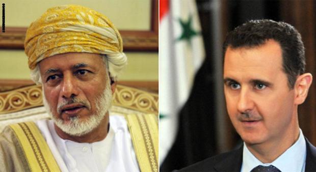 دیدار بشار اسد با وزیر خارجه عمان در دمشق+عکس