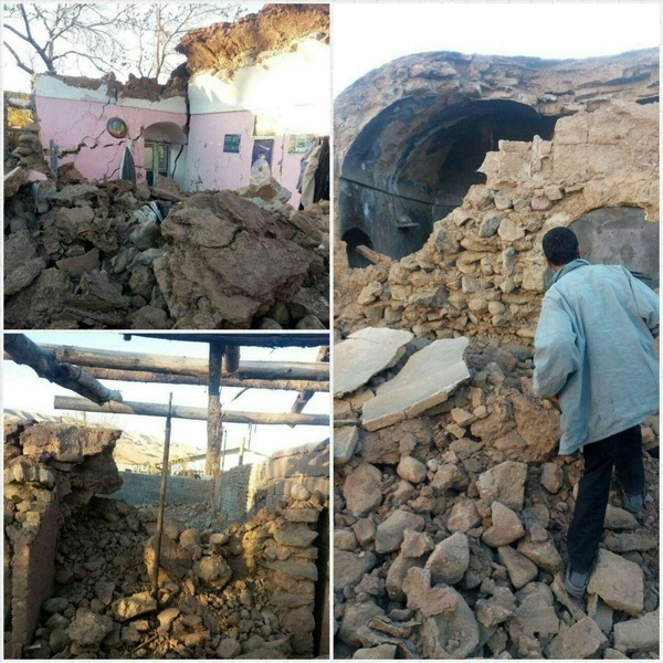 تلفات انسانی در زلزله کرمان تاکنون گزارش نشده تعدادی دام تلف شدند برخی دیوارهای منازل مسکونی فروریخته اند
