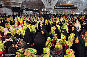 مراسم سه سالگان حسینی(ع) در حرم امام خمینی
