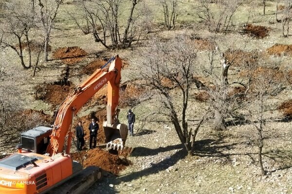 آغاز درختکاری مسیر یاسوج به سی سخت با پوشش قریب به ۳۰۰۰ اصله درخت