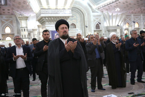 مراسم تشییع آیت الله رحمت (ره)  در حرم مطهر امام خمینی(س)