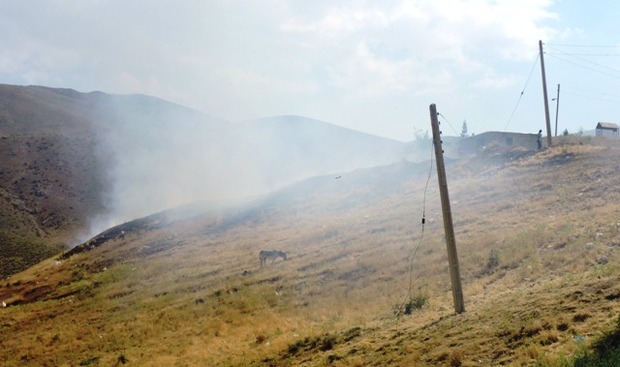 30 آتش سوزی در مراتع سمیرم رخ داد