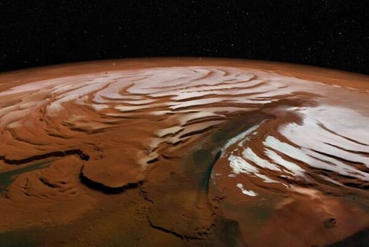 وجود آب در سطح سیاره مریخ  / عکس