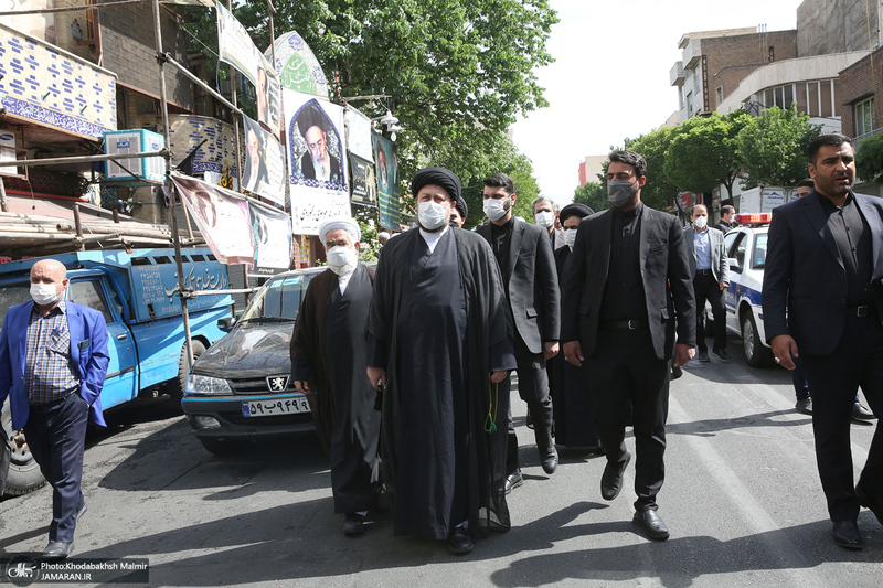 مراسم تشییع آیت الله سید مهدی موسوی بجنوردی (ره) در تهران