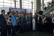 تیم ملی والیبال وارد تهران شد+ عکس
