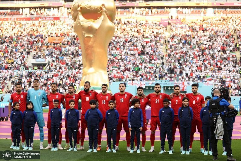 منتخب تصاویر  دیدار ایران و انگلیس در جام جهانی 2022