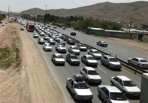 ترافیک در باندهای جنوبی آزادراه های زنجان پرحجم است