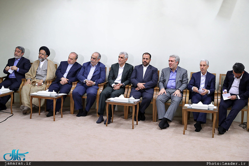 دیدار رئیس‌جمهور و اعضای هیئت دولت