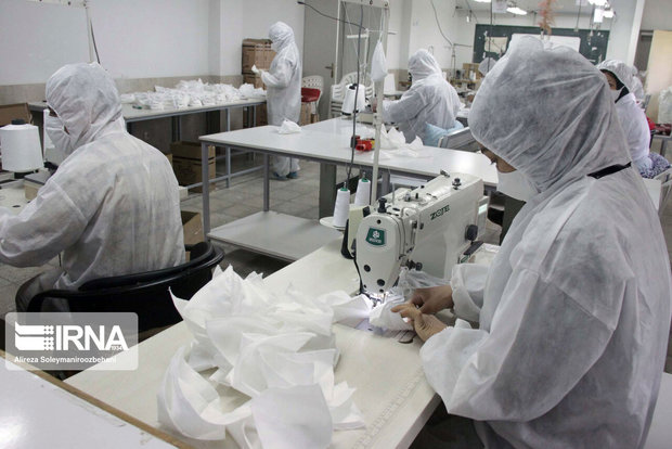 دومین واحد صنعتی تولید ماسک خراسان شمالی آغاز به کار کرد