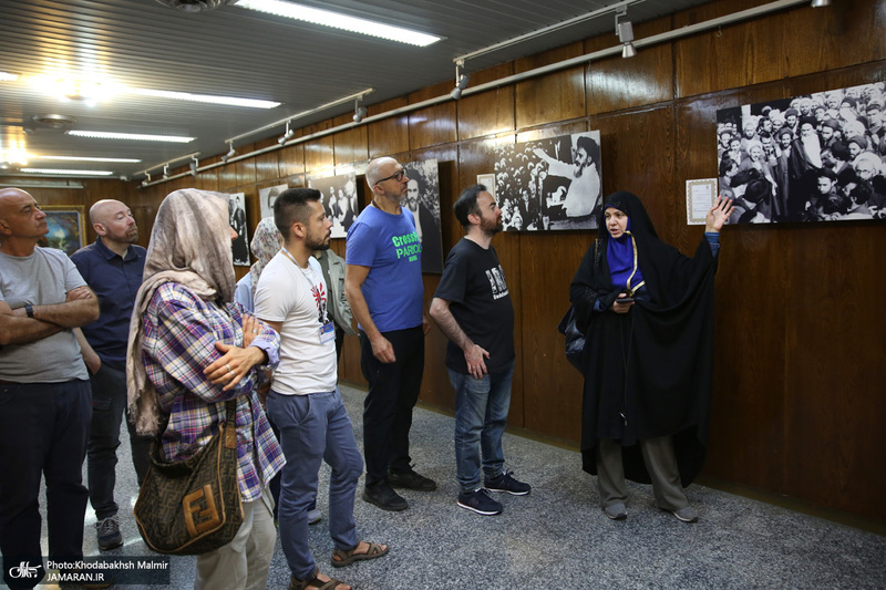 بازدیدجمعی از گردشگران کشور ایتالیا از جماران