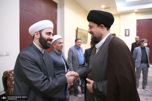 دیدارجمعی از علمای اهل سنت کشور سوریه با سید حسن خمینی