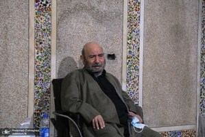 حضور سید حسن خمینی در بیت آیت الله العظمی صانعی(ره)