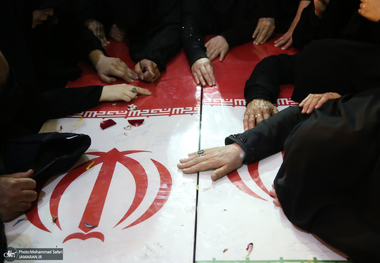 تشییع پیکر سردار شهید سید یزدان میر در بهشت زهرا (س)