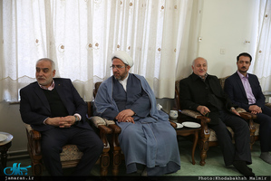 دیدار مدیران و کارکنان موسسه اعتباری کوثر با سید حسن خمینی‎