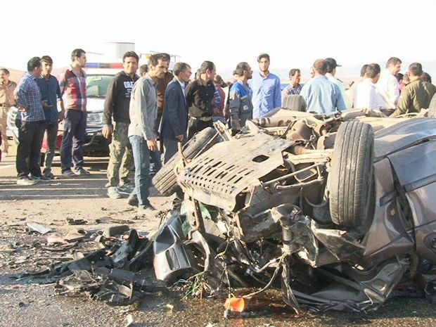 تصادف مرگبار 2 خودرو در آذربایجان شرقی