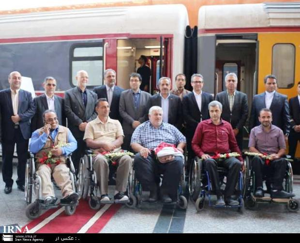 نخستین واگن مخصوص معلولان وارد شبکه راه آهن کشور شد