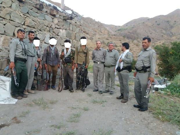 10 شکارچی متخلف از سوی محیط بانان زنجان دستگیر شدند