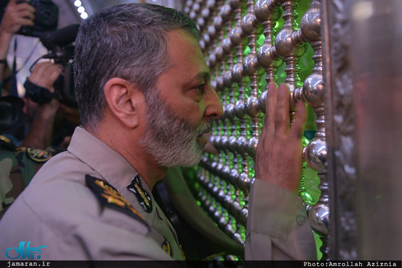 تجدید میثاق فرماندهان عالی رتبه ارتش جمهوری اسلامی ایران با آرمان حضرت امام
