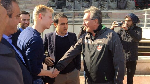 پرسپولیسی ها در حضور مربیان هامبورگ تمرین کردند
