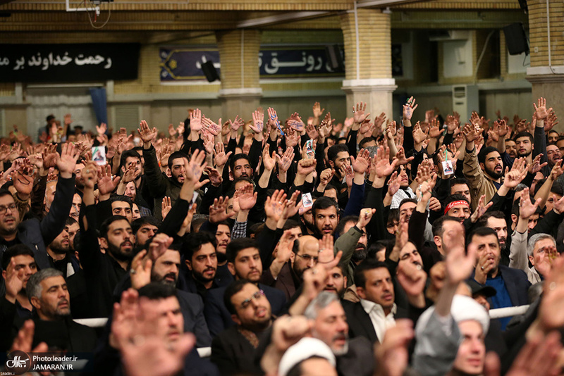 مراسم بزرگداشت شهید حاج قاسم سلیمانی و همرزمانش در حسینیه امام خمینی (ره)