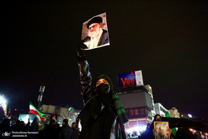 تجمع مردمی در میدان تجریش تهران