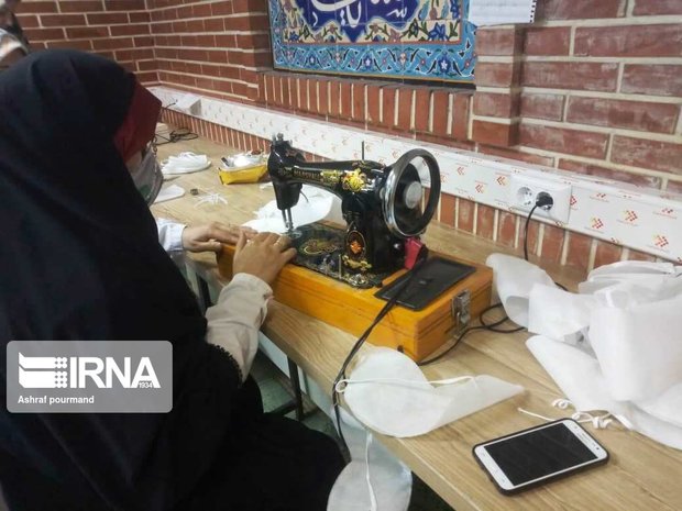 تولید بیش از ۹ هزار ماسک توسط هنرمندان صنایع دستی خراسان شمالی