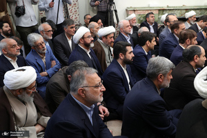دیدار جمعی از مسئولان ارشد سه قوه با رهبر انقلاب