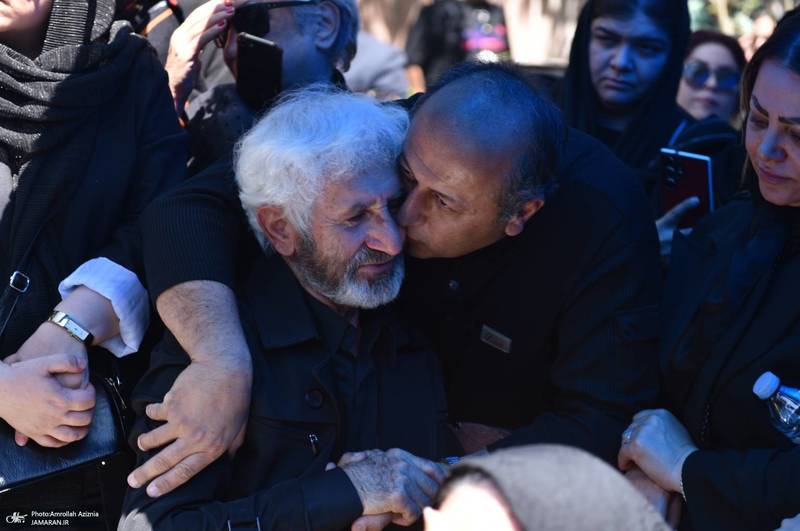 مراسم چهلمین روز درگذشت حمید هیراد در بهشت زهرا