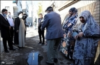 بازدید سرزده رئیس جمهور از محله هرندی تهران (19)