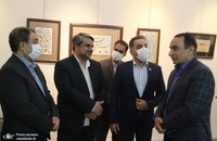 دیدار جمعی از هنرمندان هنرهای تجسمی با مدیر مؤسسه تنظیم ونشر آثار امام خمینی (س) اصفهان