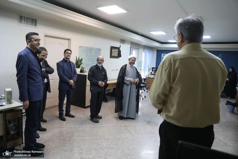 بازدید رییس موسسه تنظیم و نشر آثار امام خمینی (ره) از خبرگزاری ایسنا