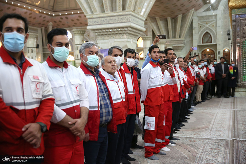 تجدید میثاق اعضا و مسئولان هلال‌احمر با آرمان‌های امام خمینی (س)