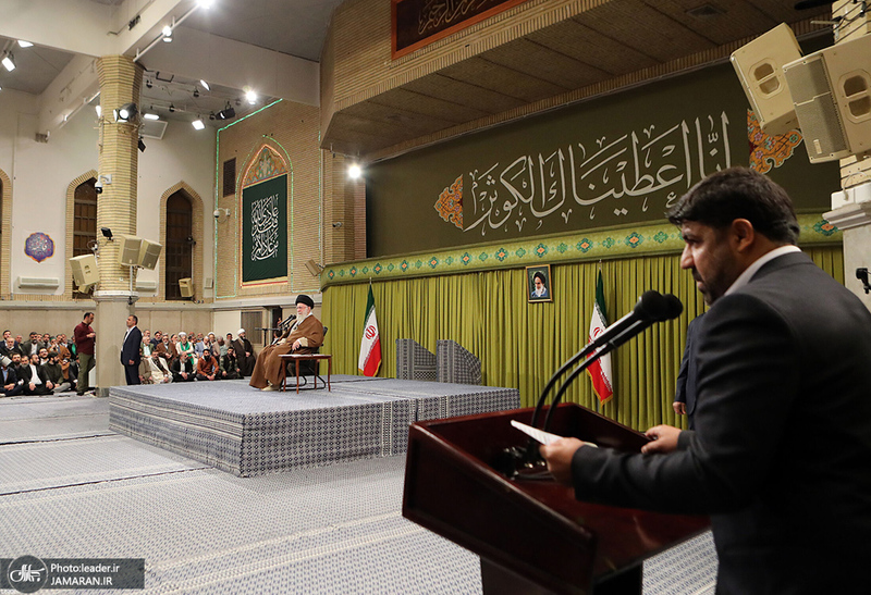 دیدار مداحان اهل‌بیت (ع) با رهبر معظم انقلاب