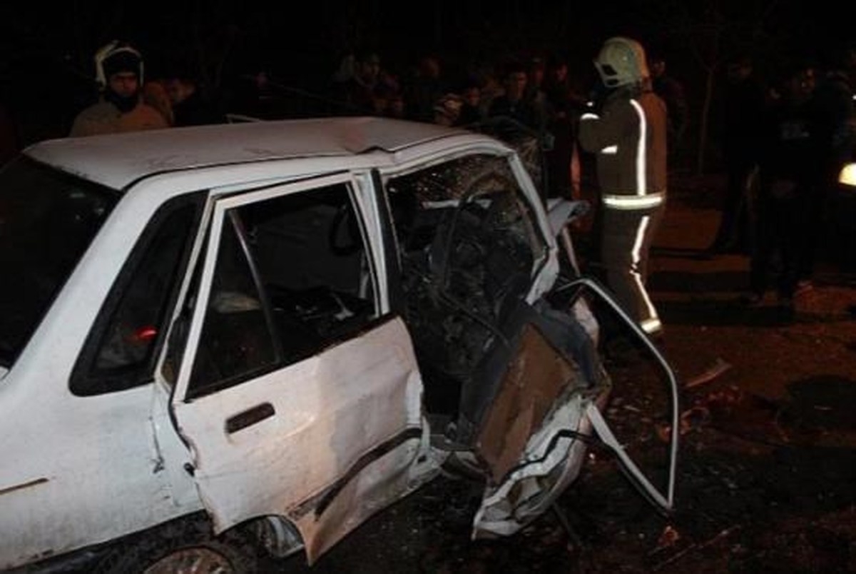 7 کشته در تصادف خودروهای پراید و سمند در فارس