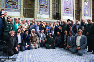 دیدار دست‌اندرکاران کنگره شهدای استان قم با رهبر معظم انقلاب