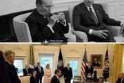 تفاوت معنی دار دو رهبر در برابر آمریکا + عکس