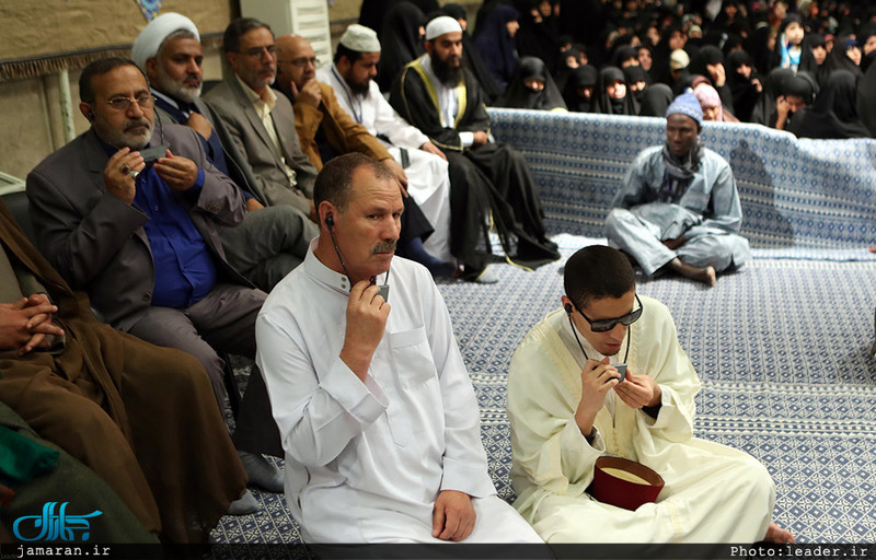 دیدار شرکت‌کنندگان در مسابقات بین‌المللی قرآن با رهبر معظم انقلاب 