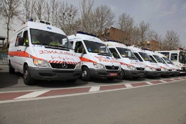 50 دستگاه آمبولانس، چهارشنبه آخر سال در شهرری مستقر می شوند