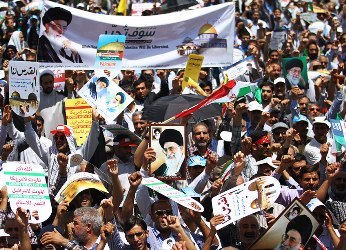 راهپیمایی روز قدس همزمان با سراسر کشور در تهران آغاز شد