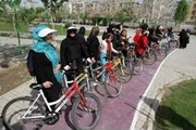 همایش دوچرخه سواری بانوان برگزار شد