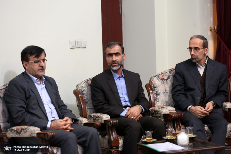 دیدار جمعی از اعضای هیات علمی دانشگاه مازندران‎ با سید حسن خمینی