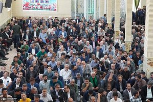 مراسم سی و هفتمین سالگرد بزرگداشت امام خمینی (س) در روستای خیارج استان قزوين