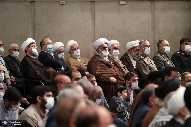 دیدار مسئولان نظام و سفرای کشورهای اسلامی با رهبر معظم انقلاب