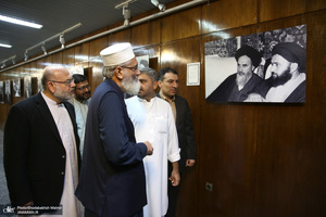 بازدید سراج الحق رهبر حزب جماعت اسلامی پاکستان از جماران
