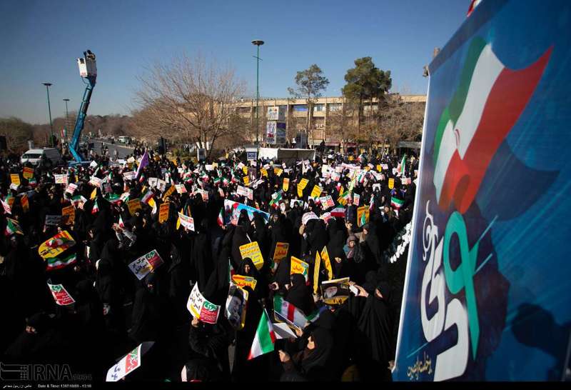 راهپیمایی حماسی نهم دی ماه در سراسر کشور